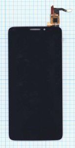 Дисплей для Alcatel Idol X 6040D черный