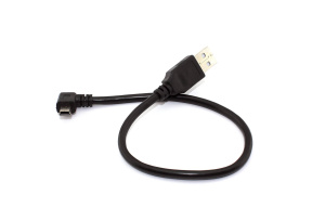 Кабель USB  Type A на Mini USB угол вправо 0,25 м