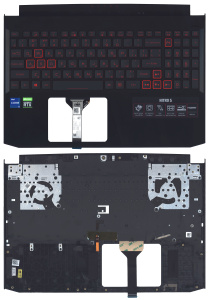 Топкейс для Acer Nitro 5 AN515-57 черный с разбора