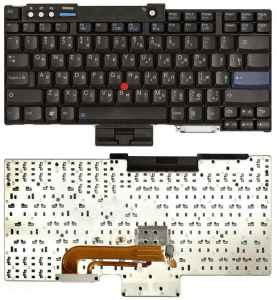 Клавиатура для ноутбука Lenovo IBM ThinkPad T60 T61 R60 R61 Z60T Z61M R400 R500 T500 W500 черная