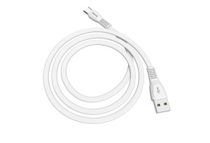 Кабель USB HOCO X40 Noah для Type-C, 2.4А, длина 1 м, белый