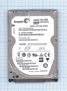 Жесткий диск 2.5" SEAGATE Momentus Thin 500Гб, SATA II