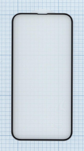 Защитное стекло 6D для Apple iPhone 14 Plus черное