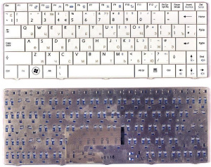 Клавиатура для ноутбука MSI X-Slim X300 X320 X340 X400 U210 EX460 U250 белая