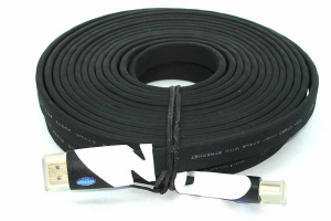 Кабель Vention HDMI-HDMI 8m черный плоский