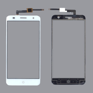 Сенсорное стекло (тачскрин) для ZTE Blade V7 белое