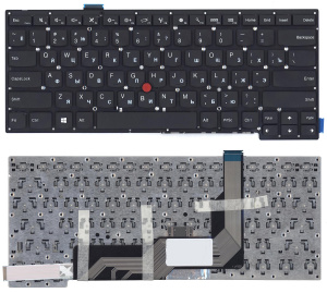 Клавиатура для ноутбука Lenovo ThinkPad S431 S3-S431 S440 S3-S440 черная без подсветки