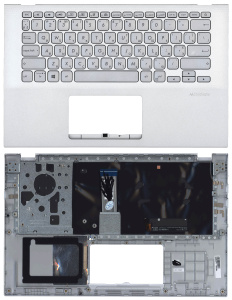Топкейс для Asus VivoBook R424 серебристый