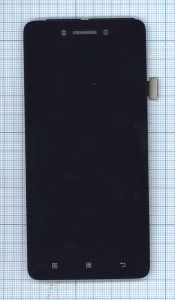 Дисплей для Lenovo Sisley S90 черный с рамкой
