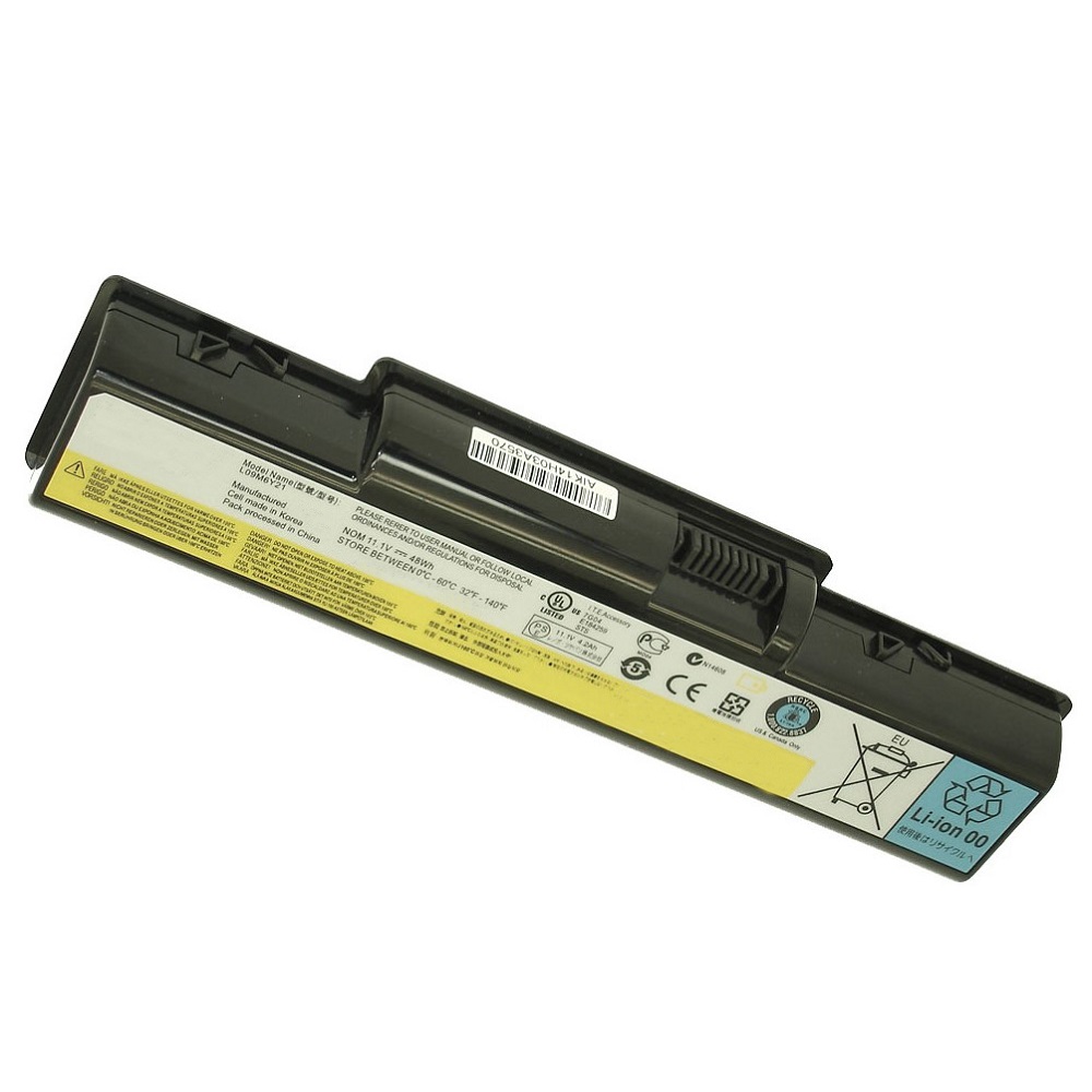 Аккумуляторная батарея для ноутбука Lenovo B450 (L09M6Y21) 11.1V 48Wh черная