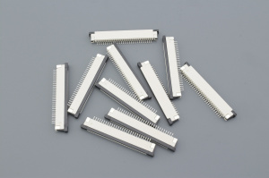 Разъем FPC  Half Coverage Top Contact 1.0K-BS-28PWB 28 pin высота 2мм шаг 1мм 10 шт