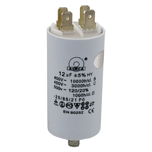 Конденсатор CBB60 12мкФ 450V (4 клеммы, крепление болтом)