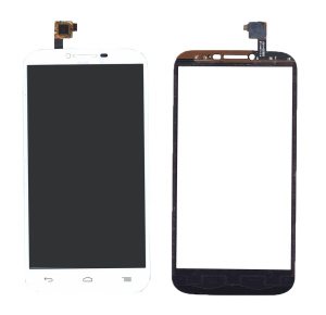 Сенсорное стекло (тачскрин) для Alcatel One Touch Pop C9 7047D белое