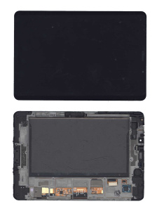 Модуль (матрица + тачскрин) для Samsung Galaxy Tab 7.7 P6800 черный с рамкой