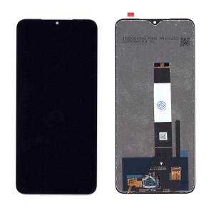 Дисплей для Xiaomi Poco M3, Redmi 9T в сборе с тачскрином черный