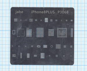 Трафарет BGA для iPhone 8 Plus тонкий