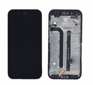 Дисплей для Asus Live G500TG черный  с рамкой