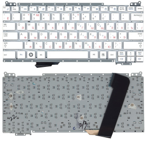 Клавиатура для ноутбука Samsung NC110 белая