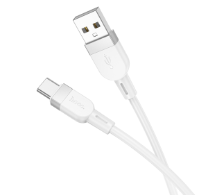 Кабель USB HOCO X109 Energy USB-Type-C, 3A, 1м, белый