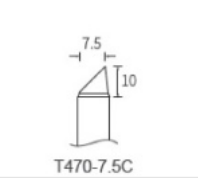 Жало ATTEN T470-7.5C для паяльника GT-Y300