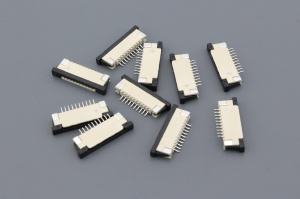 Разъем FPC  Half Coverage Bottom Contact 1.0K-BX-10PWB 10 pin высота 2мм шаг 1мм 10 шт