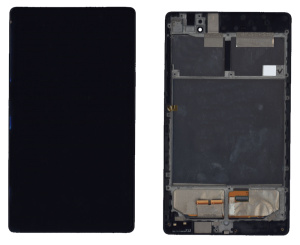 Модуль (матрица + тачскрин) Google для Asus Nexus 7 2nd (2013) LTE черный с рамкой