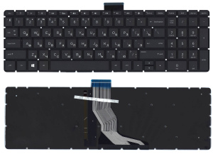 Клавиатура для ноутбука HP 15-BW 250 G6 черная с подсветкой