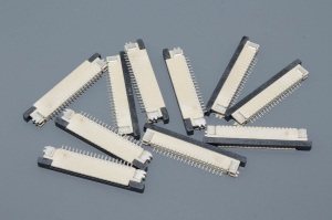 Разъем FPC  Half Coverage Bottom Contact 0.8K-BX-20PWB 20 pin высота 2мм шаг 0,8мм 10 шт