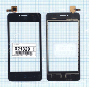 Сенсорное стекло (тачскрин) для ZTE Blade A3 / A5 / A5 Pro / AF3 черное