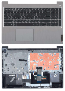 Топкейс для Lenovo IdeaPad 3-15 серебристый