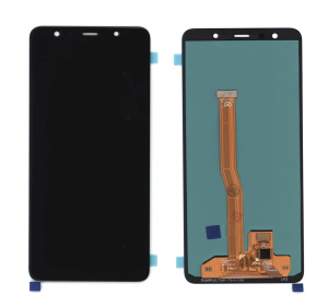 Дисплей для Samsung Galaxy A7 SM-A750F (2018) (OLED Full Size) черный