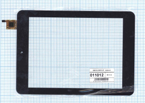 Сенсорное стекло (тачскрин) QSD E-C8015-01 черное