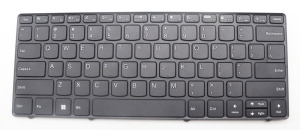 Клавиатура для ноутбука Lenovo 100w 300w 500w Yoga Gen 4 черная