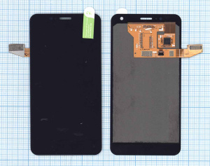 Дисплей для Alcatel One Touch Idol Ultra 6033 черный