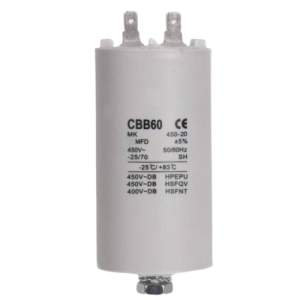 Конденсатор CBB60 10мкФ 450V (4 клеммы, крепление болтом)