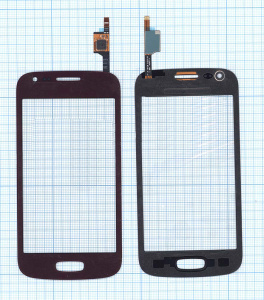 Сенсорное стекло (тачскрин) для Samsung Galaxy Ace 3 GT-S7270 красное