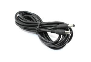 Кабель DC 5.5x2.5  18 AWG папа-папа 3 м с прямым штекером