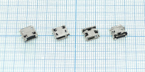 Разъем Micro USB для  Samsung C3222/B7350/S6802/C3560/C3750/C3752/E2222/E2530/E2600/i5500/i9250/S385