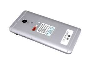 Задняя крышка для Xiaomi Redmi Note 4 серая с разбора