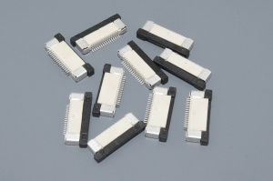 Разъем FPC  Half Coverage Bottom Contact 0.5K-BX-16PWB 16 pin высота 2мм шаг 0,5мм 10 шт