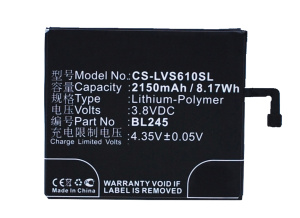 Аккумулятор CS-LVS610SL BL245 для Lenovo S60 3.8V / 2150mAh / 8.17Wh