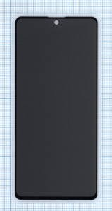 Защитное стекло Privacy "Анти-шпион" для Samsung Galaxy A71