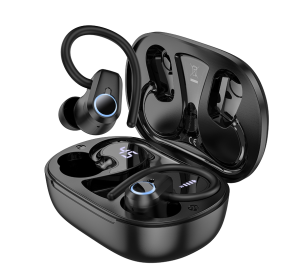 Наушники HOCO EQ8 Pure беспроводные с док станцией TWS, Bluetooth 5.3 черный