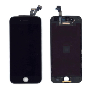 Дисплей для iPhone 6 в сборе с тачскрином (Incell HX) черный в сборе с рамкой