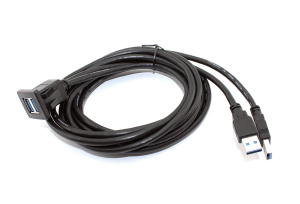 Кабель USB 3.0 двойной для монтажа 2 м