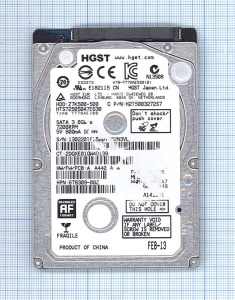 Жесткий диск HGST 2.5" 500GB SATA II