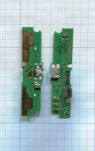 Разъем Micro USB для AlcateI Idol 2 Mini S 6036Y (плата с системным разъемом)