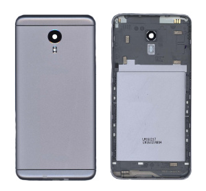 Задняя крышка для Meizu M3 Note L681H темно-серая