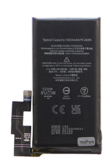 Аккумулятор (батарея) для Google Pixel 6 Pro 5003mAh VoltPack