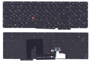 Клавиатура для ноутбука Lenovo ThinkPad S531 S540 черная с подсветкой